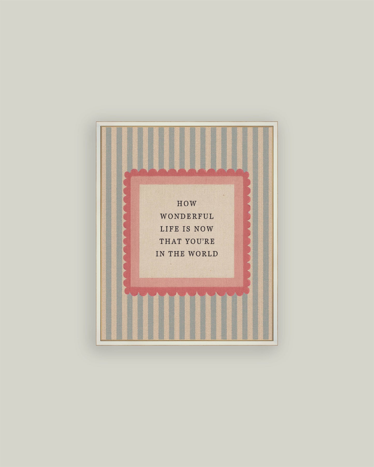 "How Wonderful Life Is" Framed Wall Art – 7" x 9"