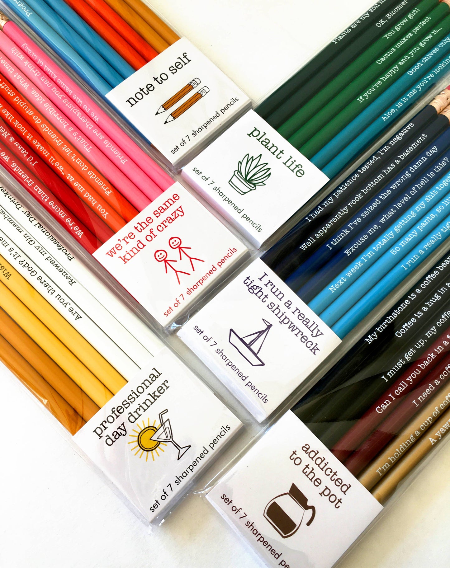 'Note to Self' Pencil Set