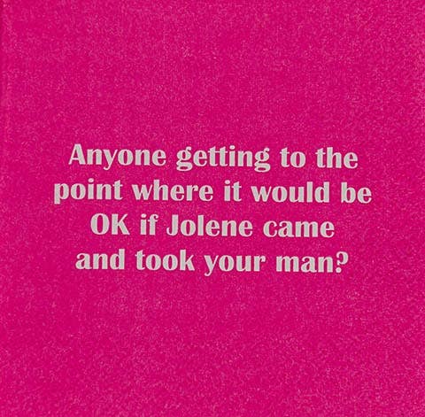 Conversation Napkin -.... Jolene