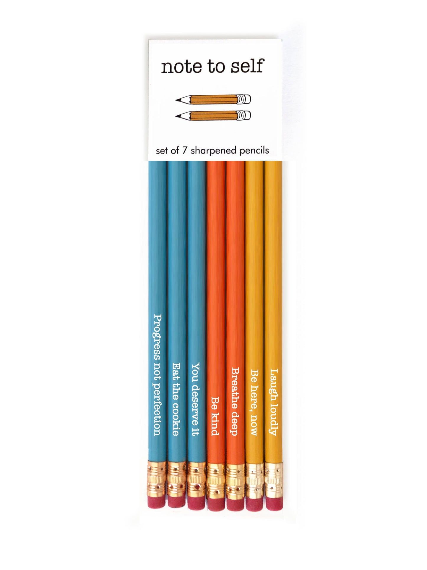 'Note to Self' Pencil Set