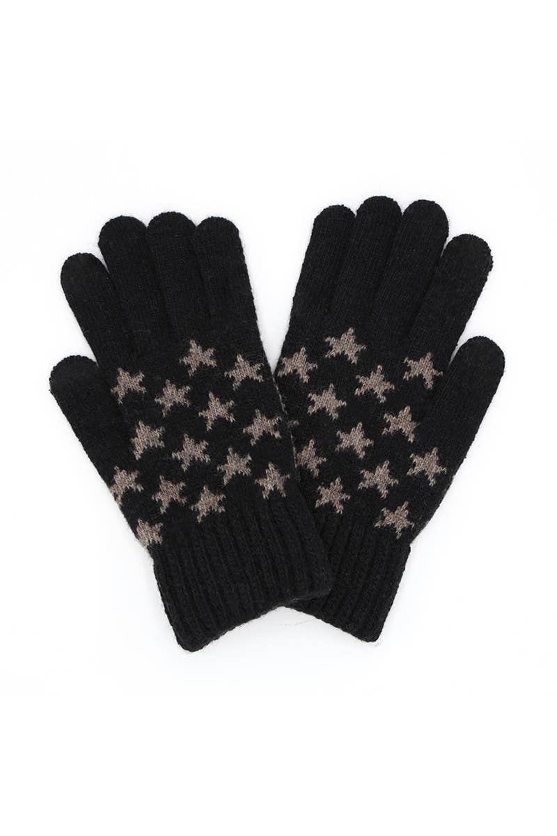 Star Print Smart Gloves