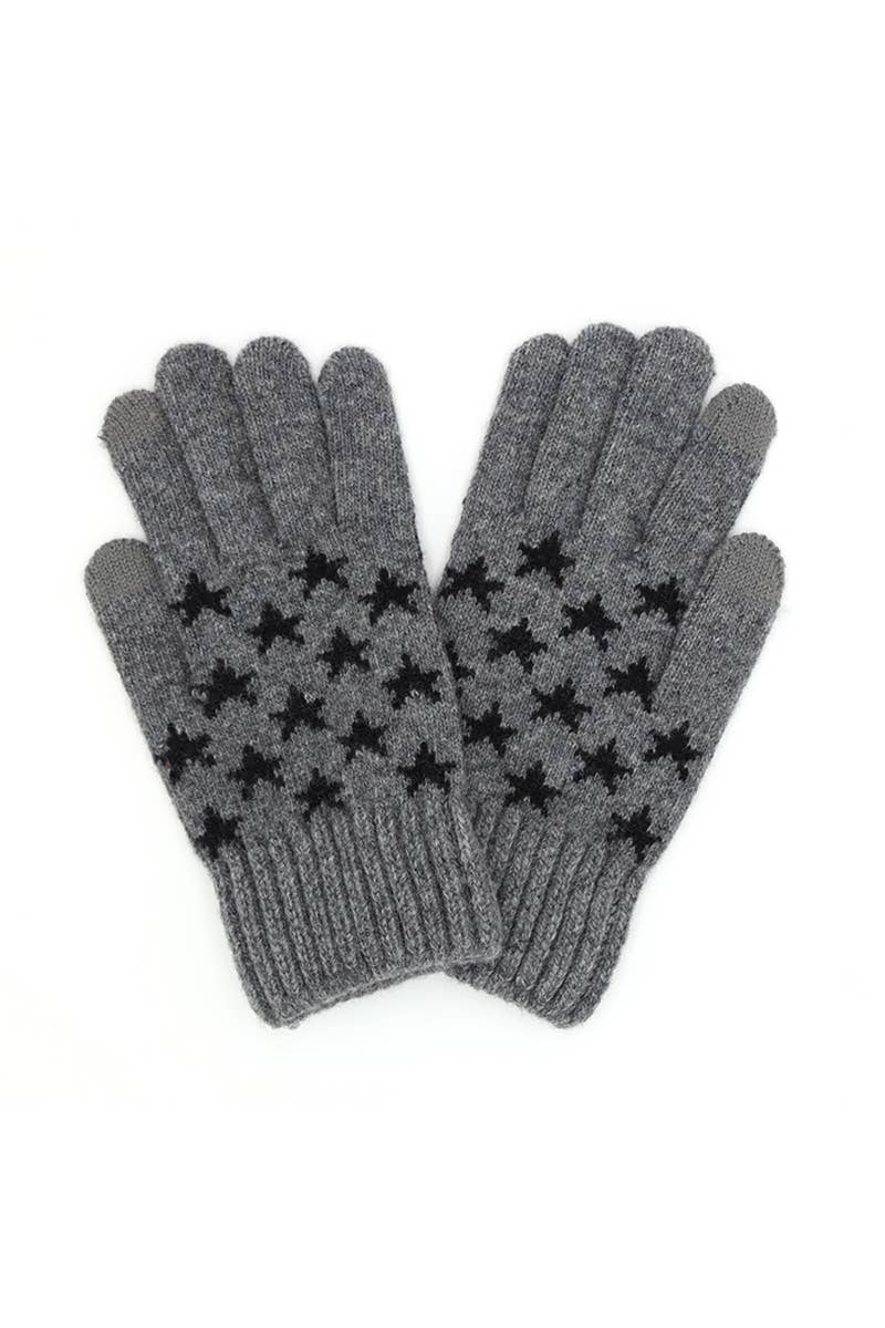 Star Print Smart Gloves