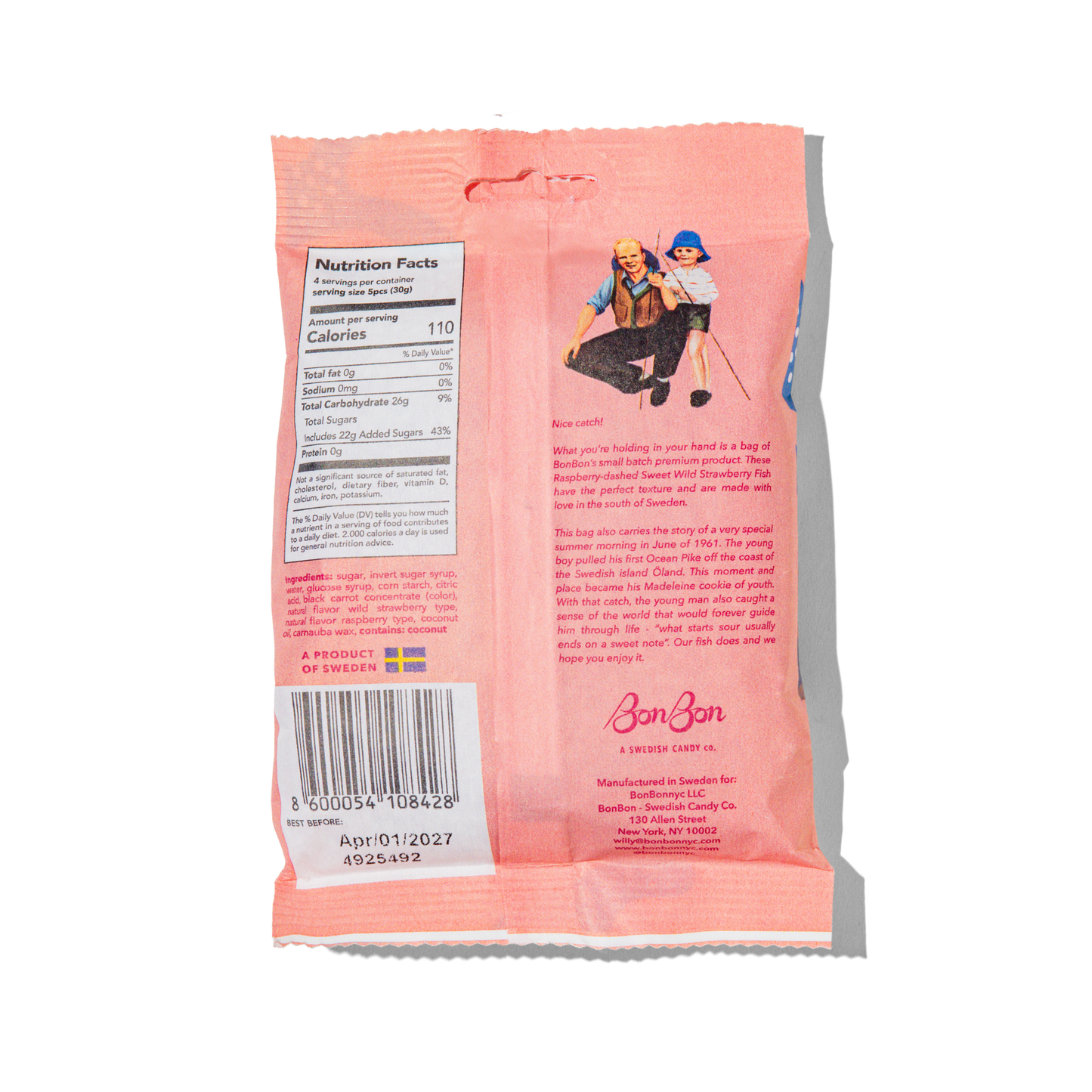 Sweet Wild Strawberry Fish – Swedish Candy