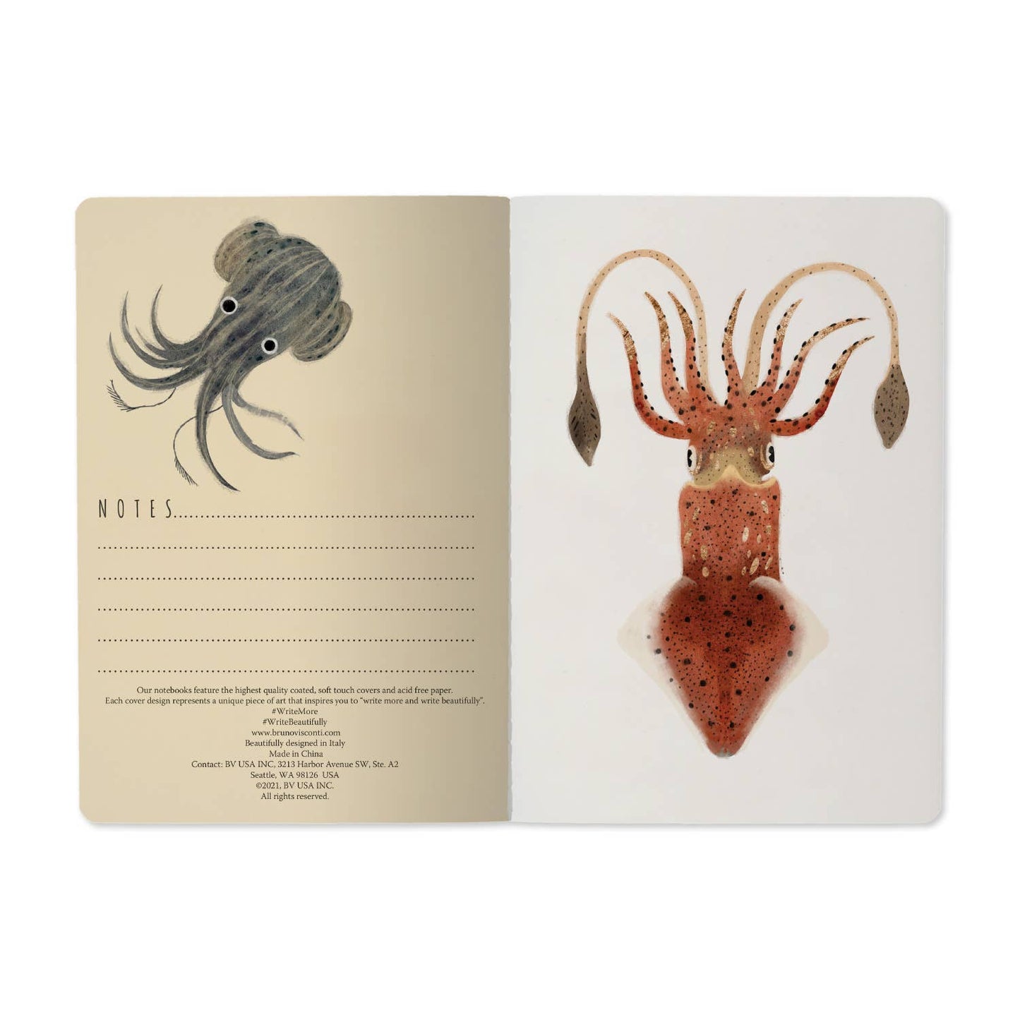 Deep Sea Flora & Fauna Notebook