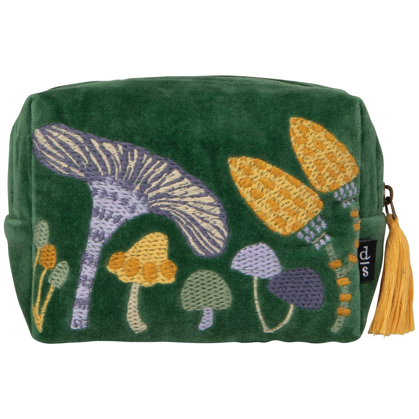 Velvet Embroidered Pouch