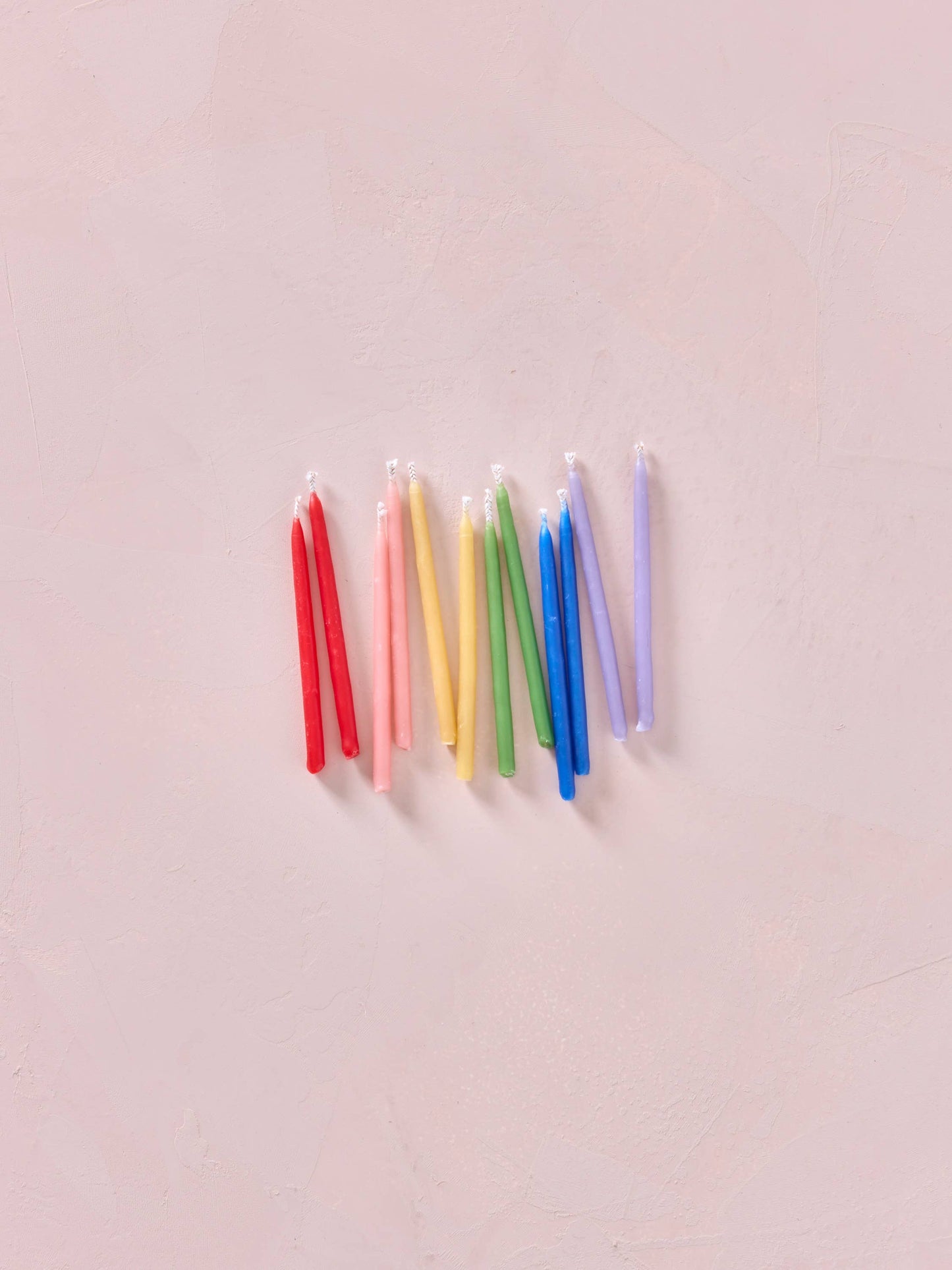 Hand-dipped 100% Beeswax Birthday Candles