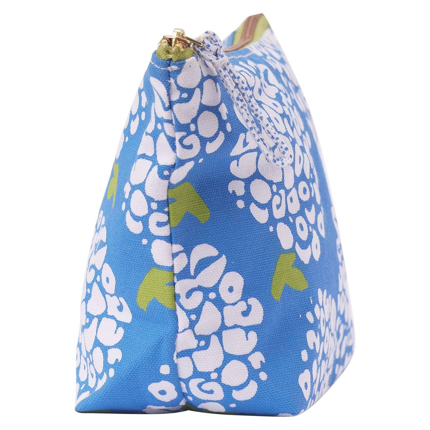 Blue Hydrangea Canvas Pouch