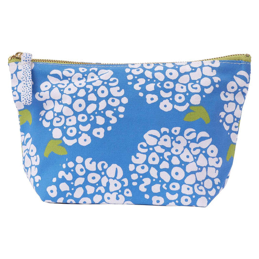 Blue Hydrangea Canvas Pouch