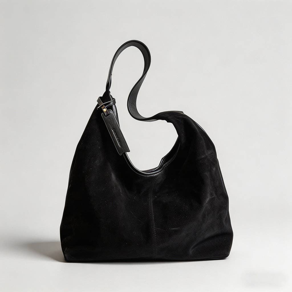 Vintage Suede Hudson Tote
