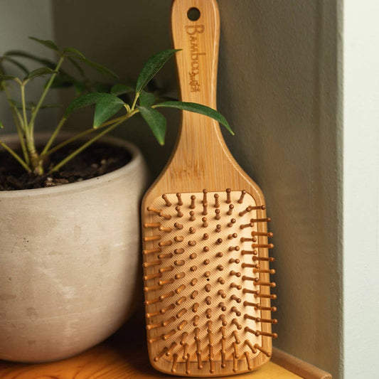 Bamboo Paddle Hairbrush