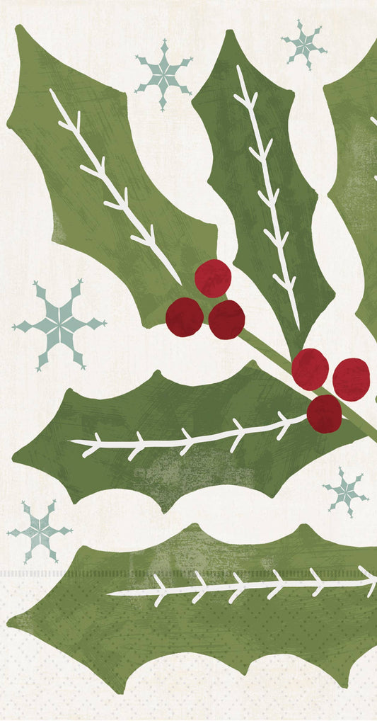 Winter Berry Christmas Paper Guest Towels