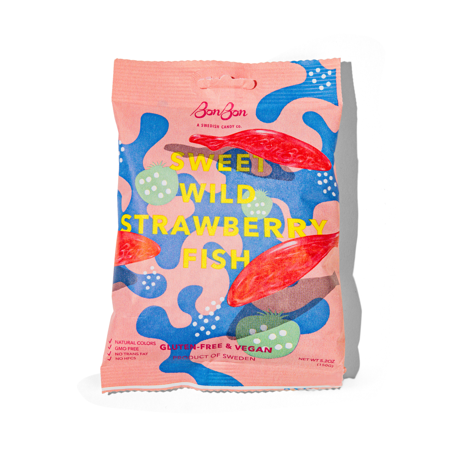 Sweet Wild Strawberry Fish – Swedish Candy