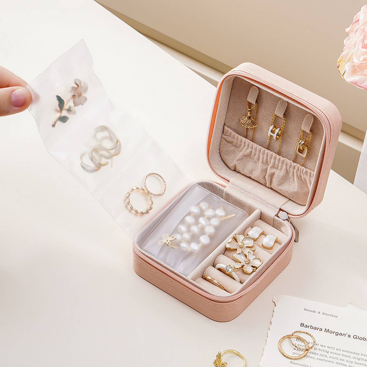 Travel Mini Jewelry Box