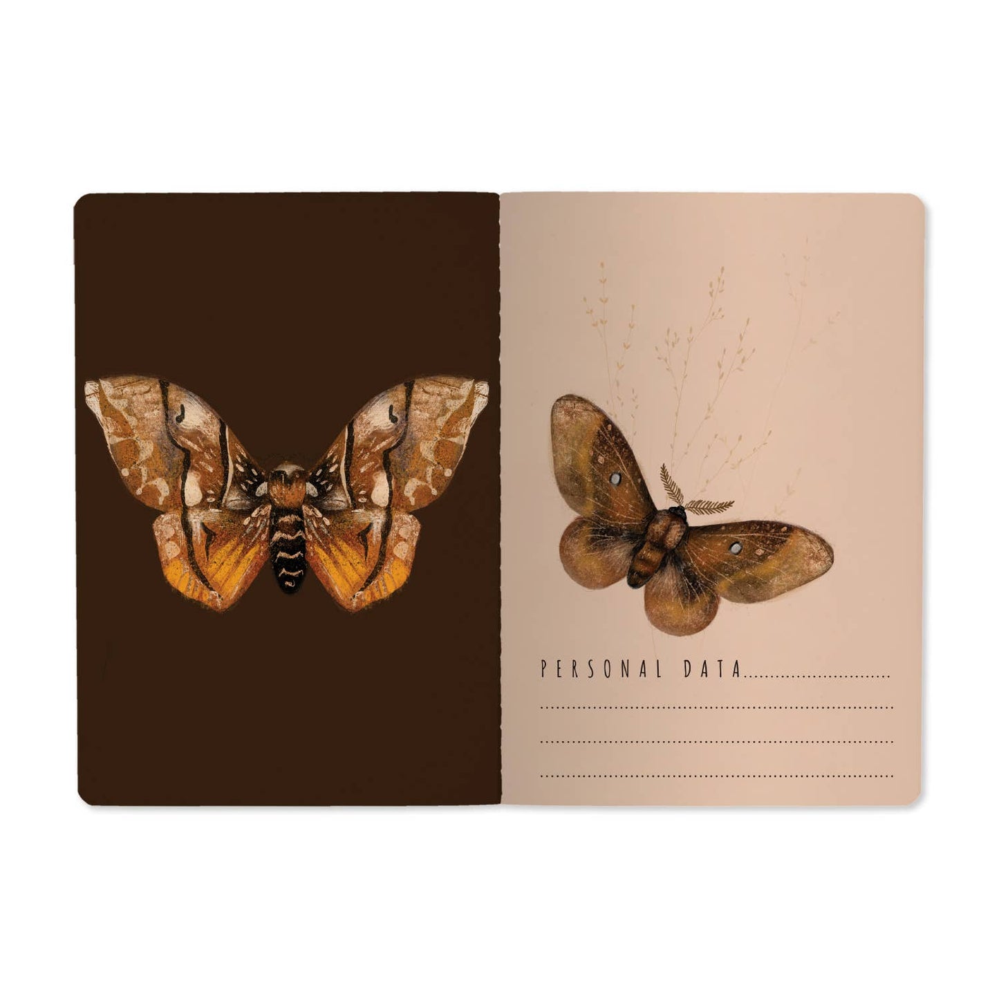 Butterflies on Blush Notebook