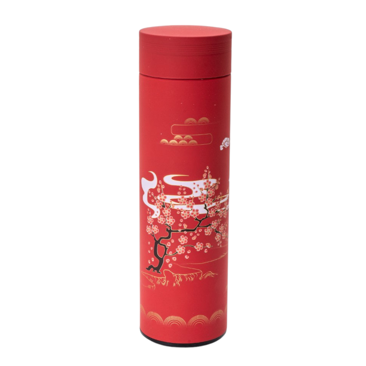 Cherry Blossom with Cranes Vacuum Insulated Thermos Flask