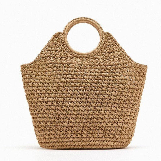 Marbella Woven Straw Tote