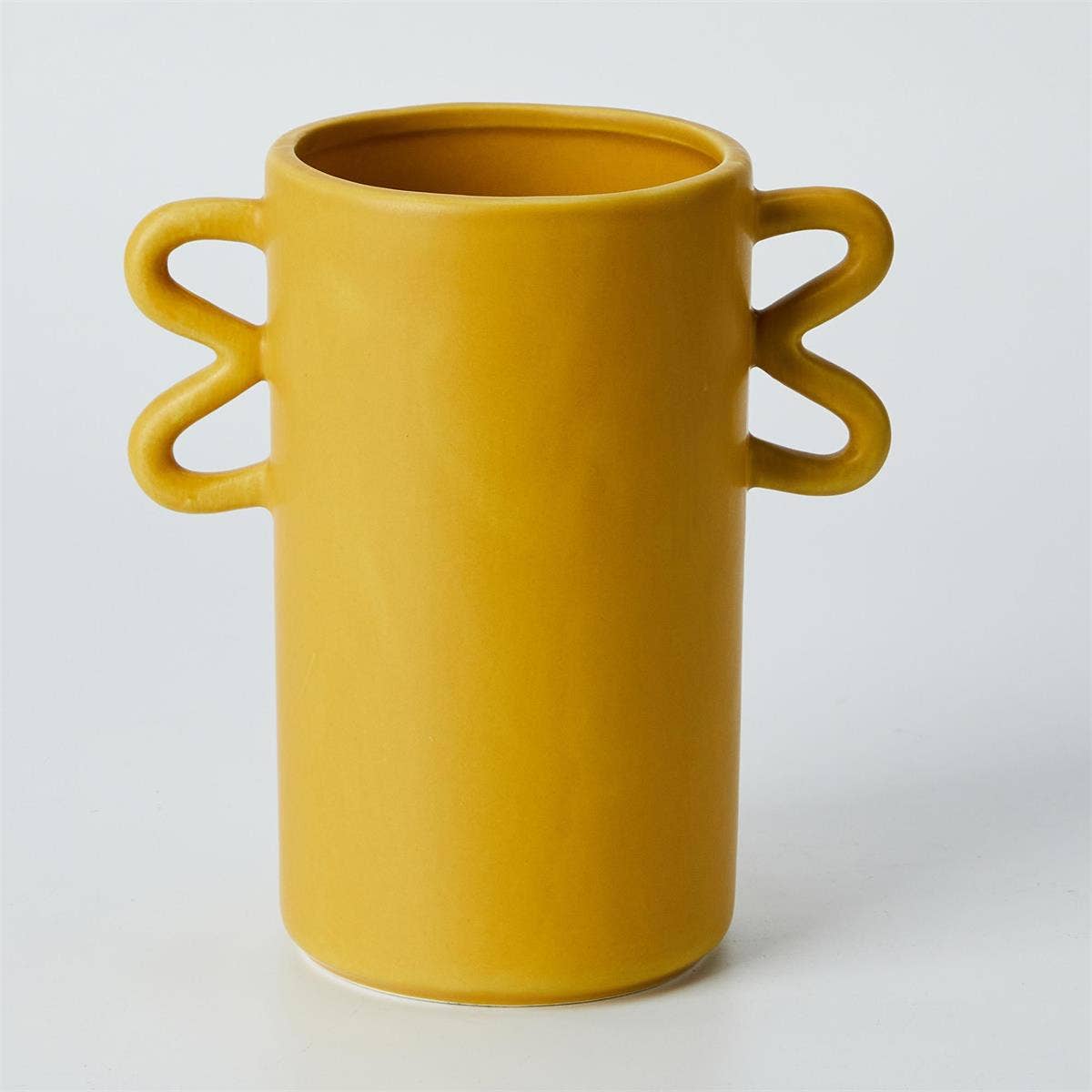 Mustard Cylinder Vase