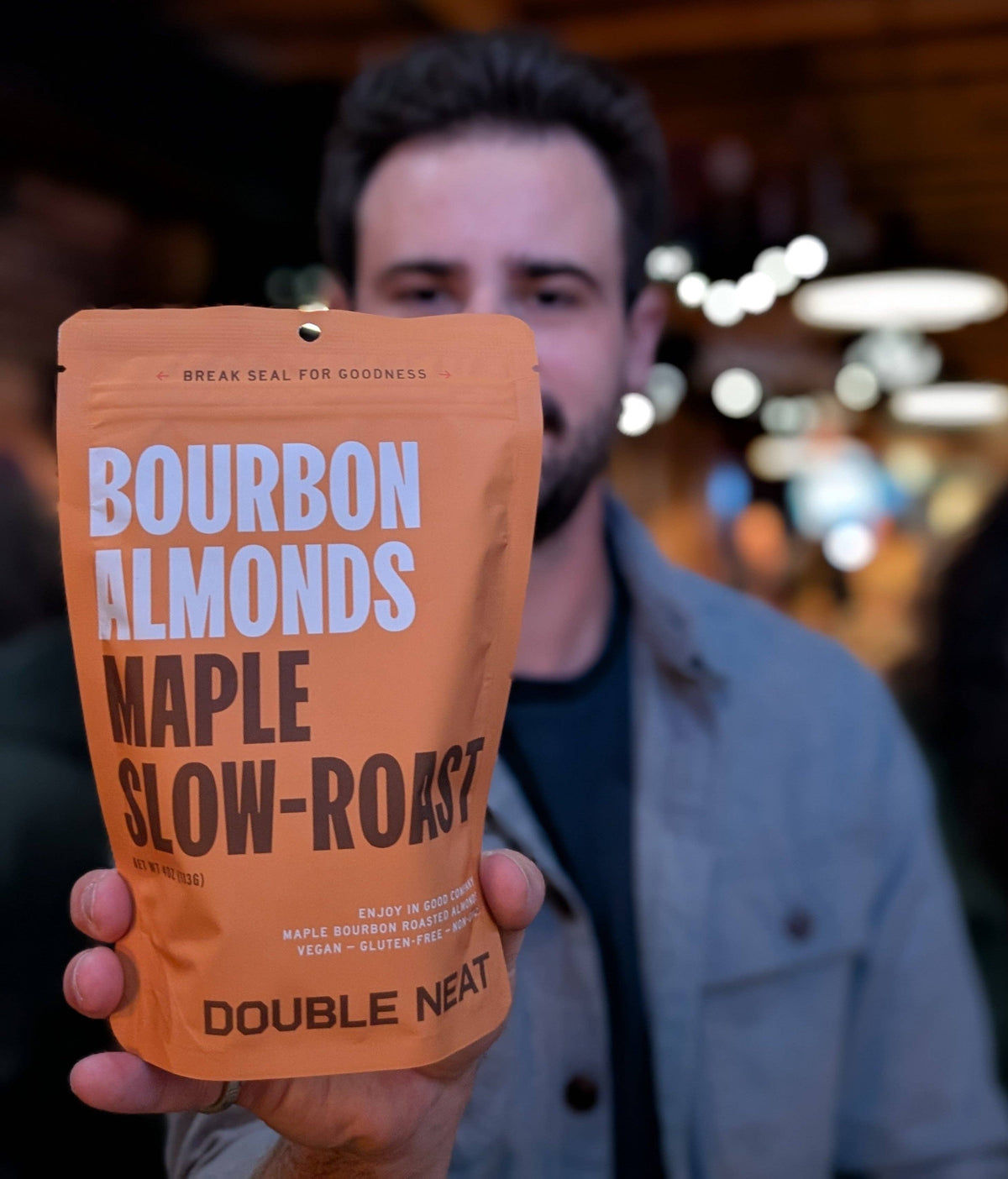 Bourbon Maple Candied Almonds