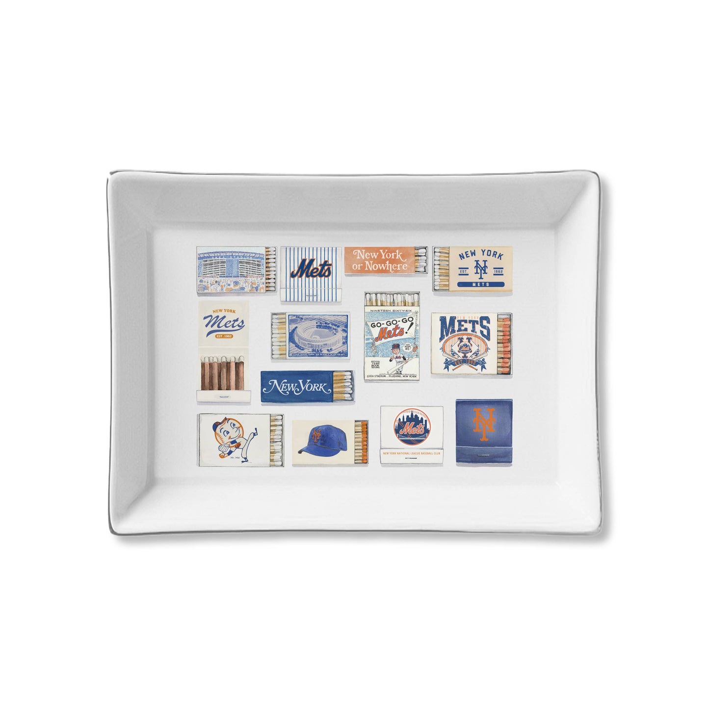 Ceramic Trinket Tray – NY Met Matches