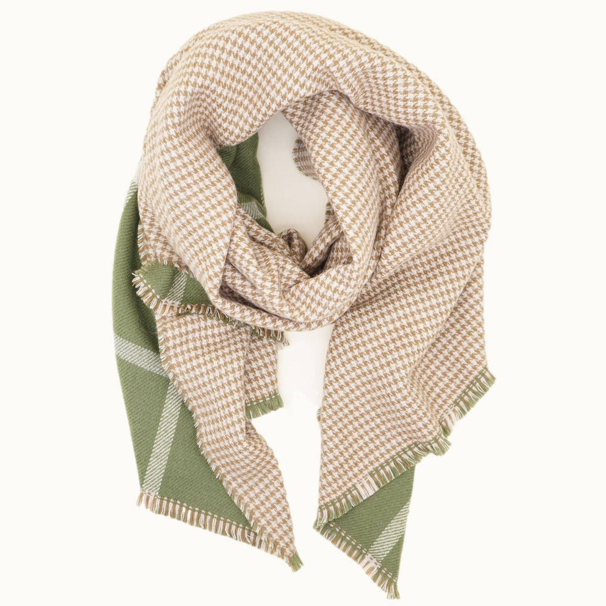 Olive & Pique Reversible Sage Blanket Scarf