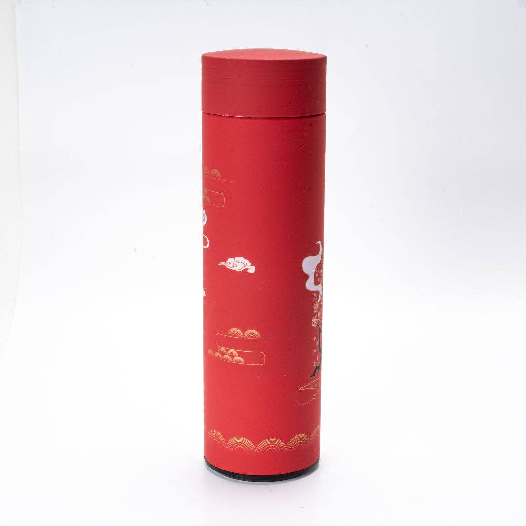 Cherry Blossom with Cranes Vacuum Insulated Thermos Flask