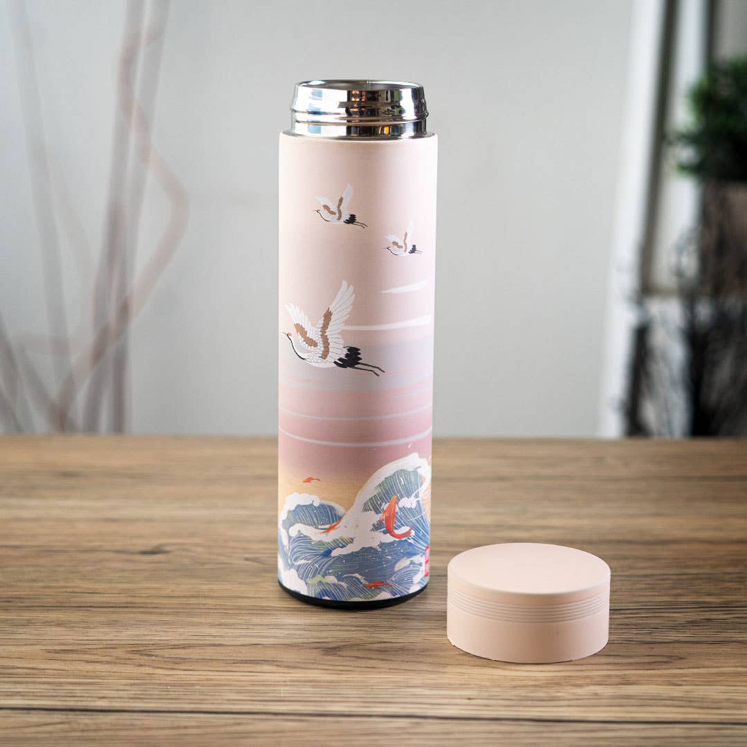 Red Sun Vacuum Insulated Thermos Flask