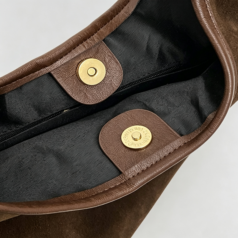 Vintage Suede Hudson Tote
