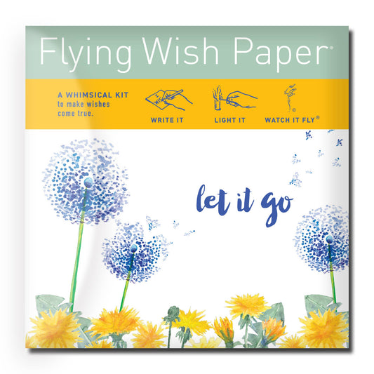 LET IT GO  / Wish-Making Mini Kit / 15 Sheets + Accessories