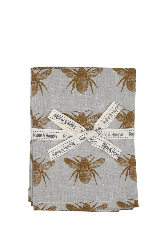 Abby Bee Napkin Mustard - Set of 4
