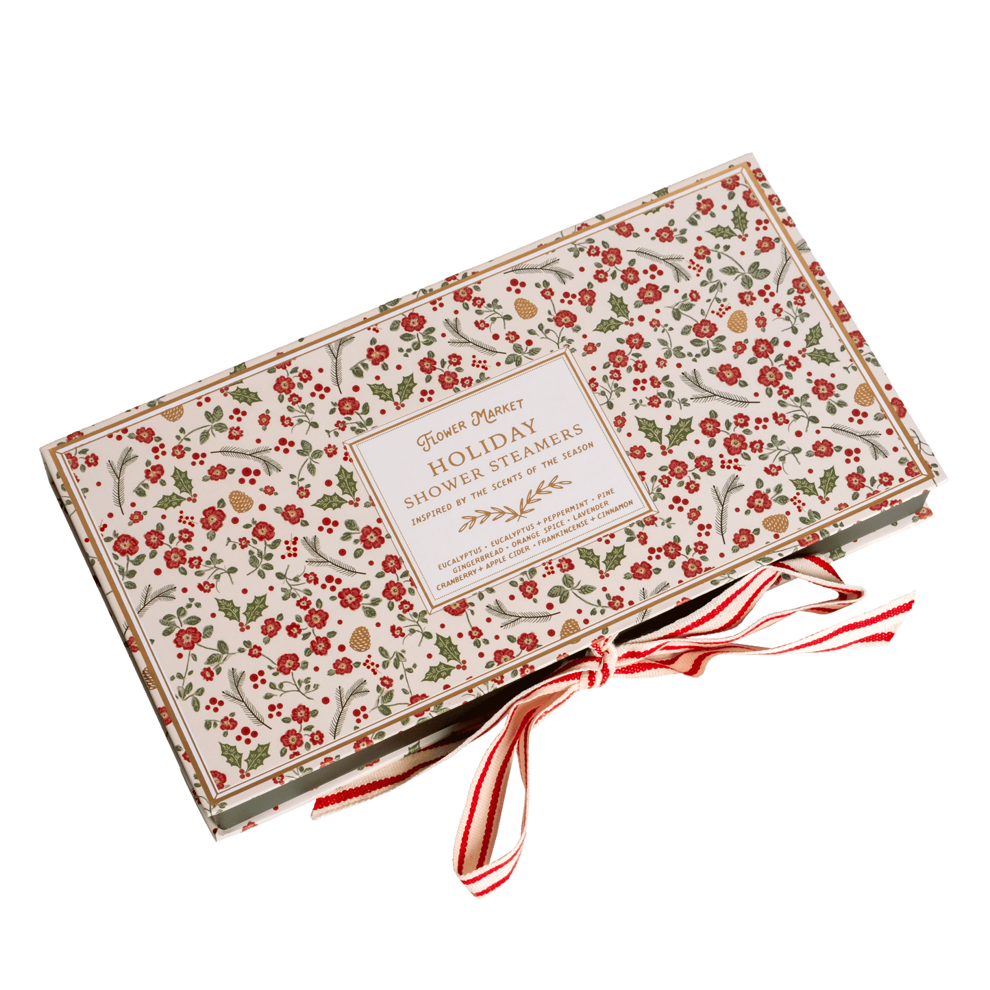 Holiday Shower Steamers 8-Pack | Spa Aromatherapy Gift Set