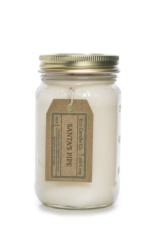 Holiday Mason Santa's Pipe Candle