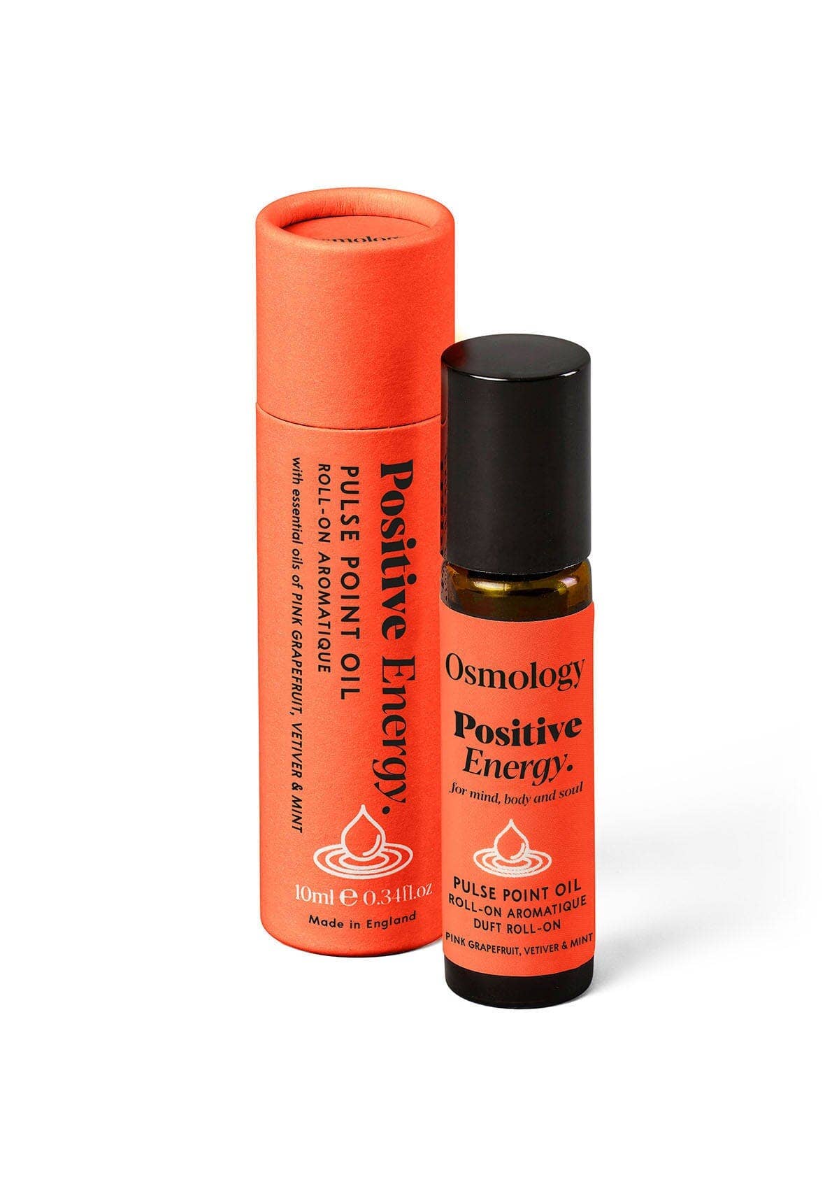 Positive Energy Pulse Point Roll On - Pink Grapefruit Vetiver and Mint
