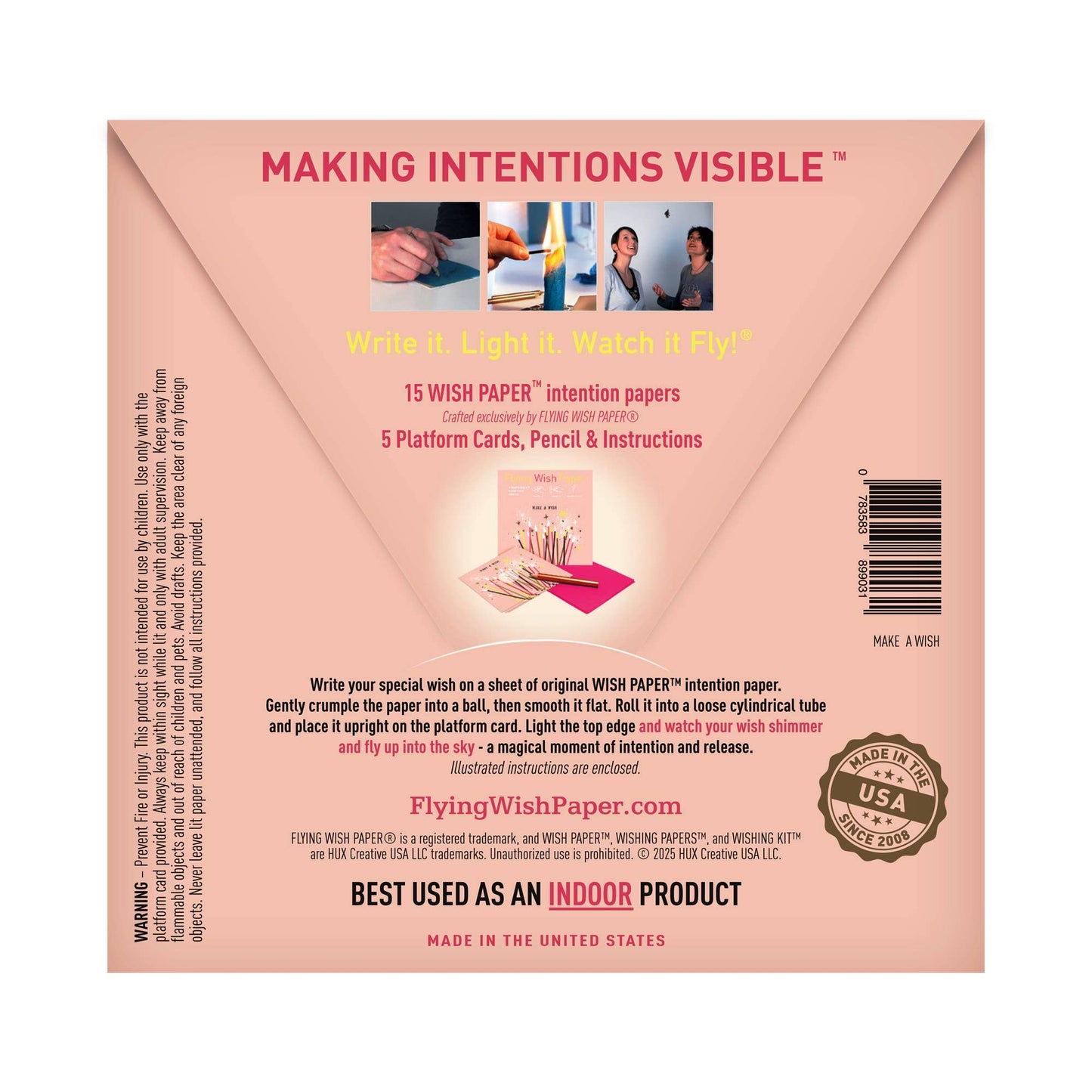 MAKE A WISH BIRTHDAY / Wish-Making Kit / 15 WISHING PAPERS™