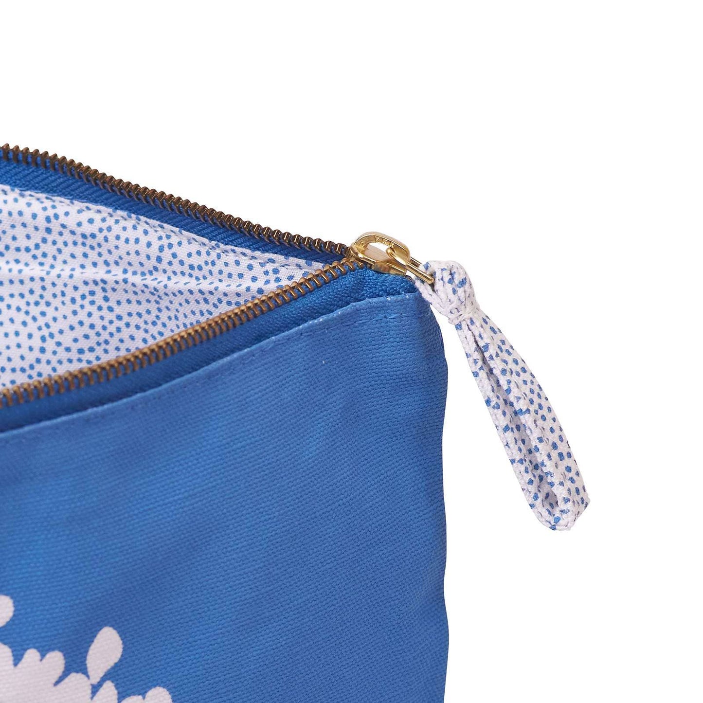 Sola Hydrangea Large Canvas Pouch