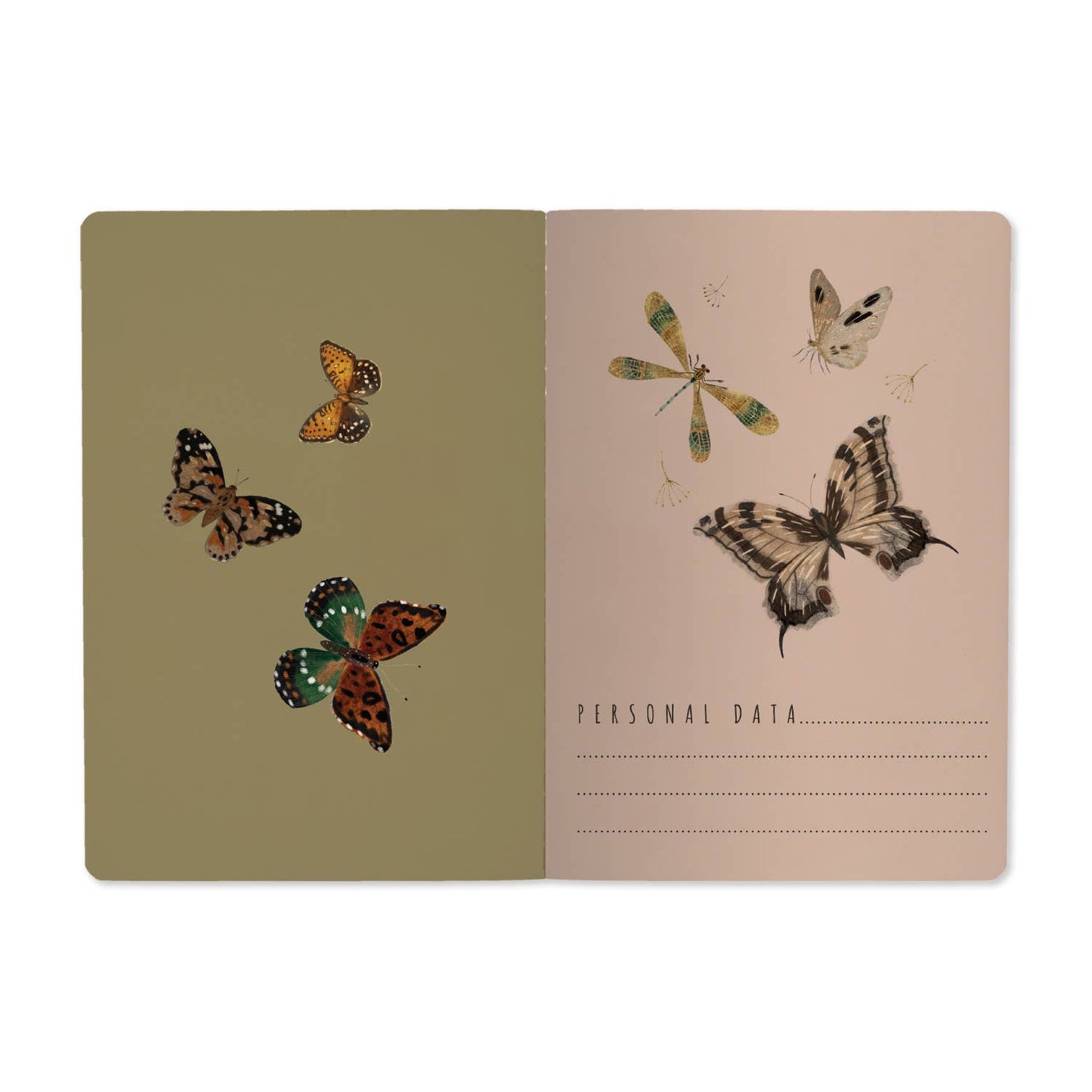Butterflies + Berries Notebook