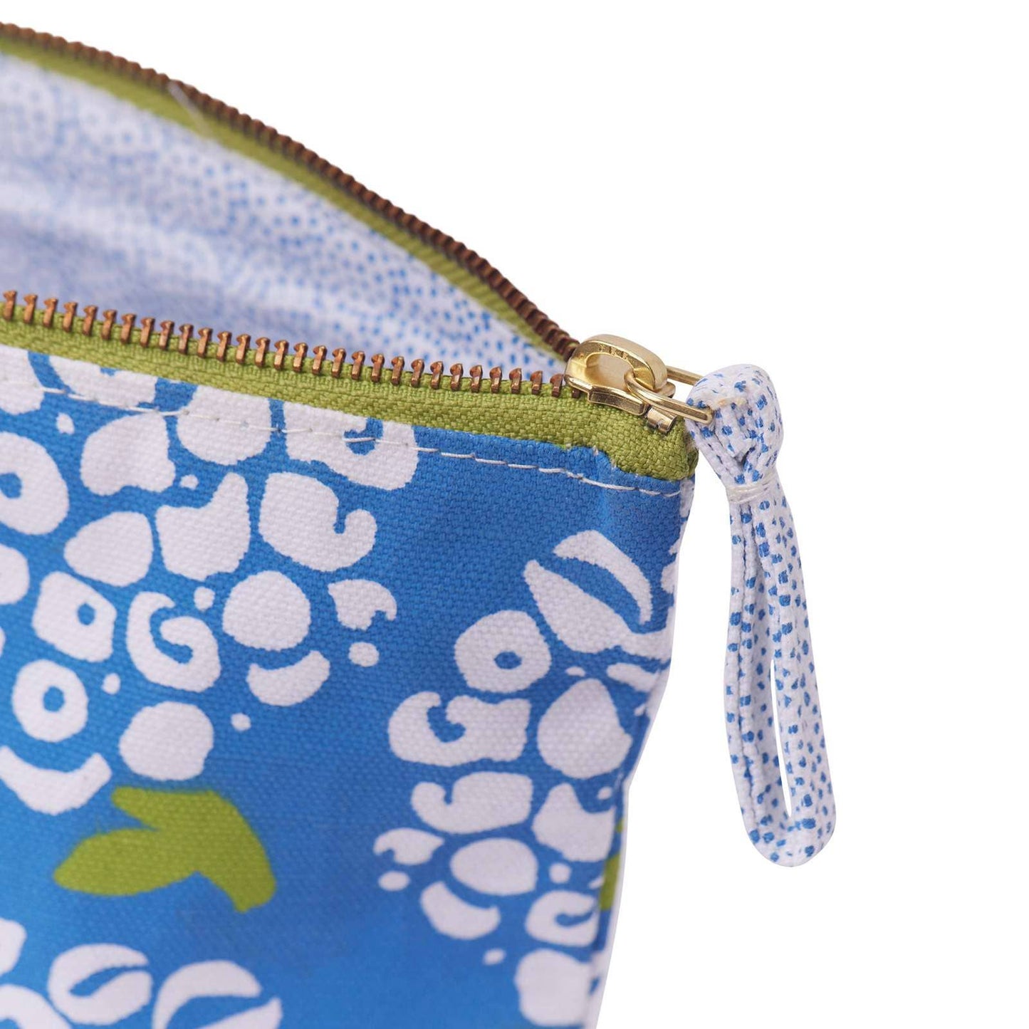 Blue Hydrangea Canvas Pouch