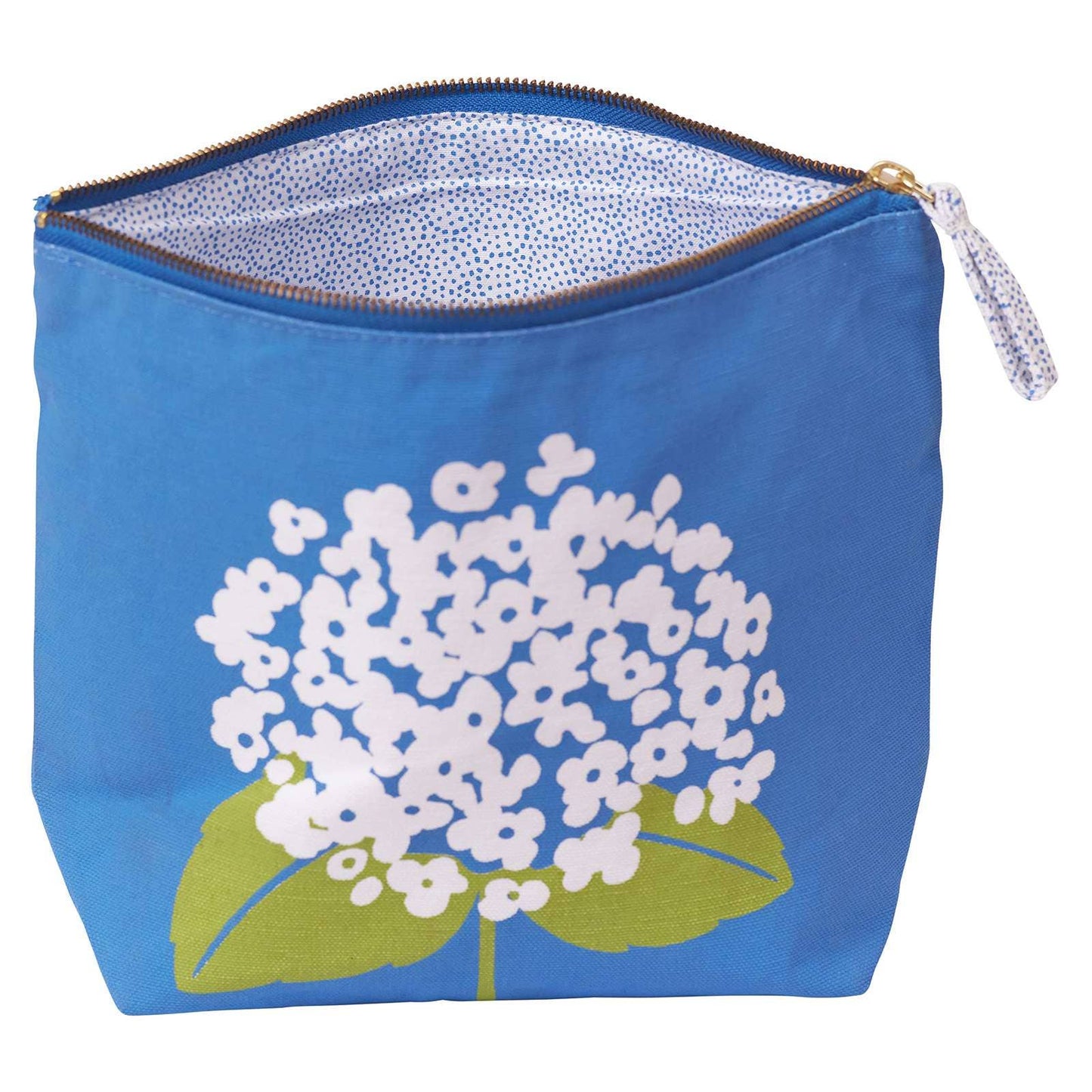 Sola Hydrangea Large Canvas Pouch