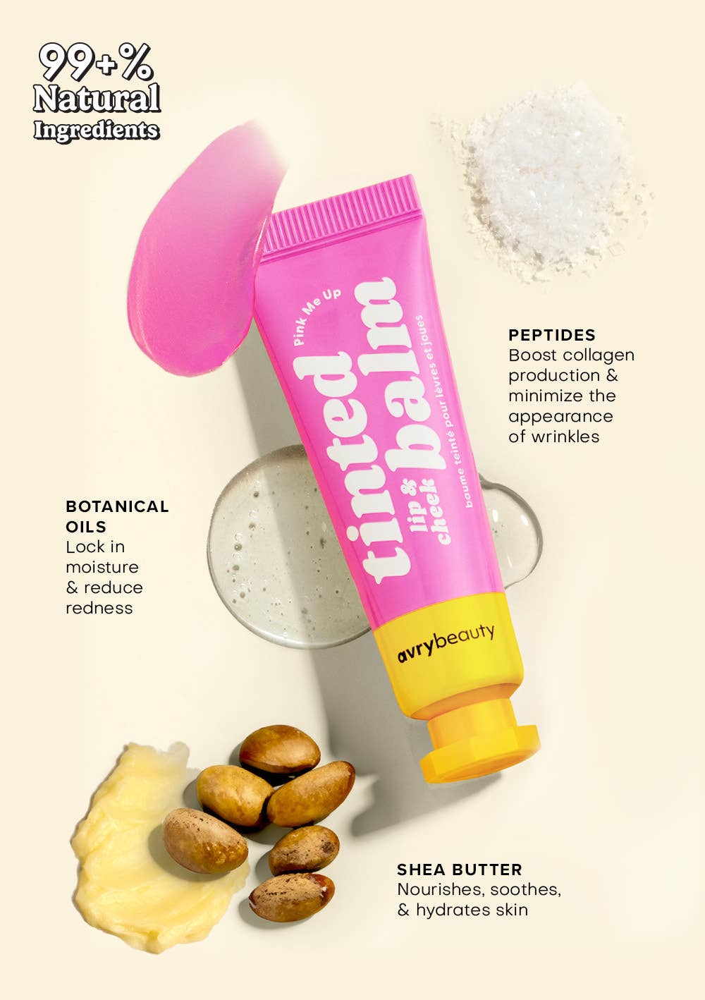 Lip & Cheek Tinted Balm - Pink Me Up