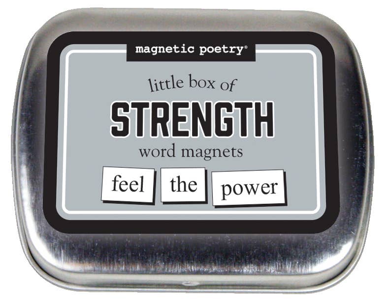 Little Box of Words Magnetic Poetry Kit