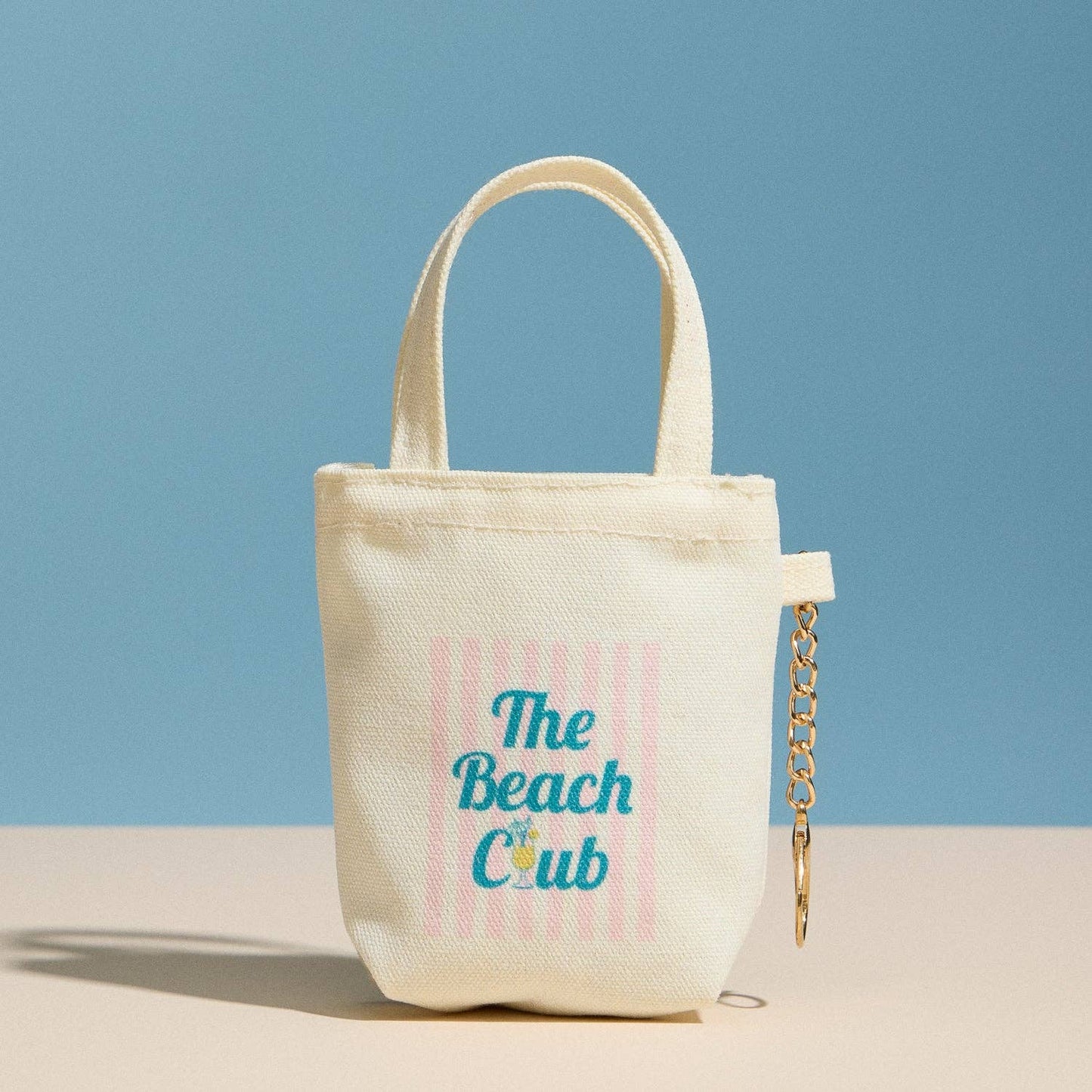 Mini Canvas Bag Charm