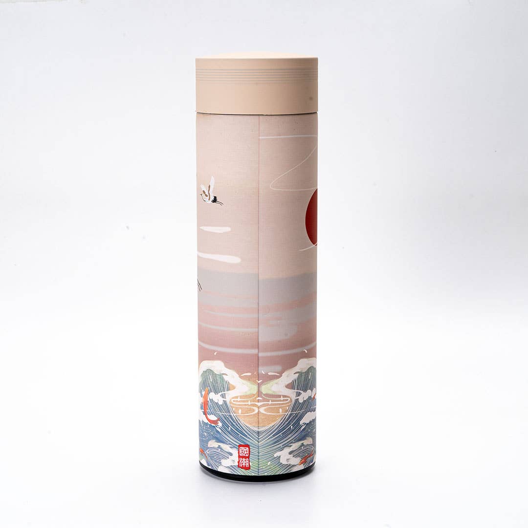 Red Sun Vacuum Insulated Thermos Flask