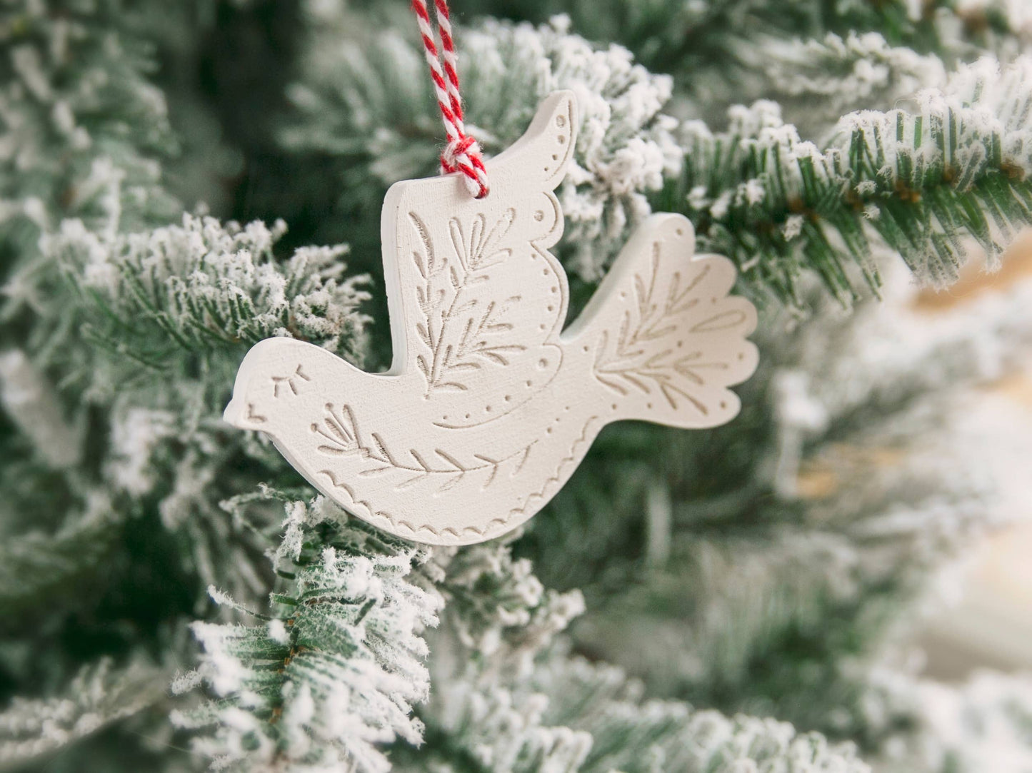 Turtle Dove Friendship Christmas Ornament