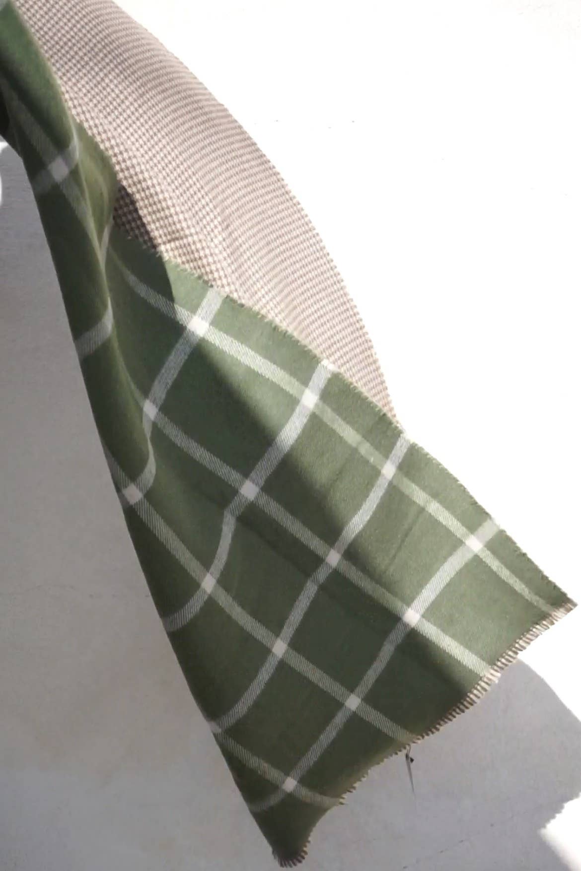 Olive & Pique Reversible Sage Blanket Scarf