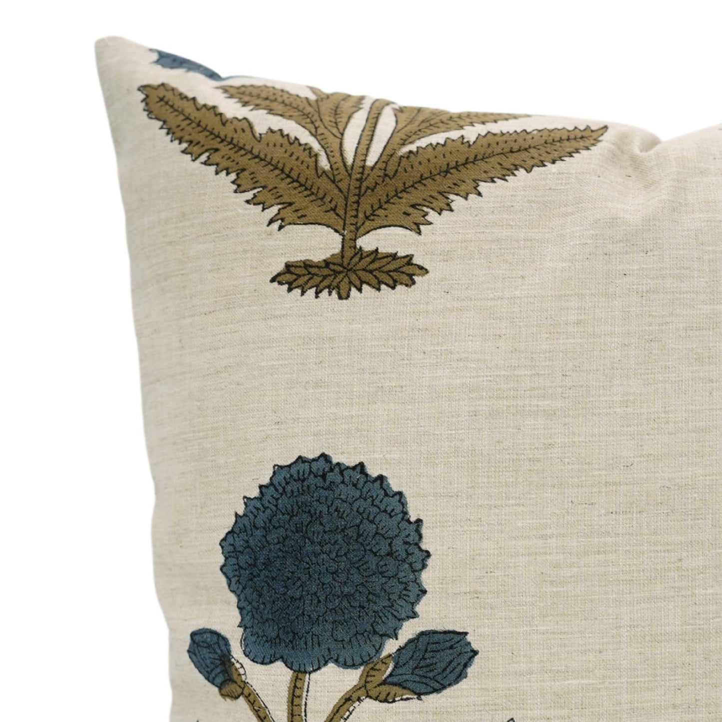 Bohemian Block Design Linen Blend Pillow Cover - Badshah  18"x18"