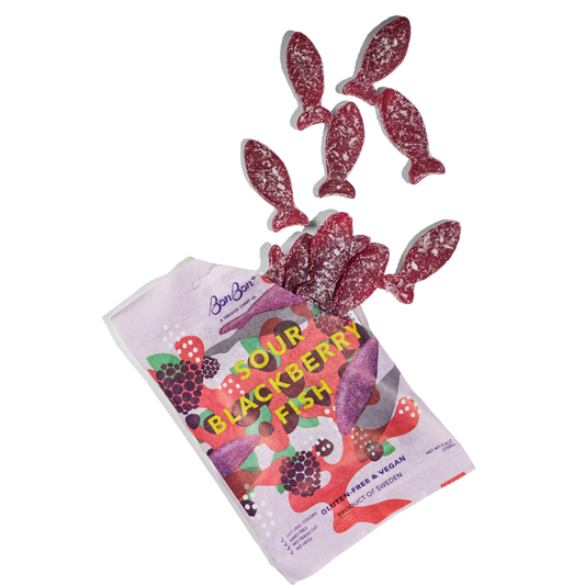 Sour Blackberry Fish – Swedish Candy