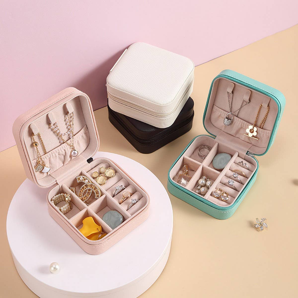 Travel Mini Jewelry Box