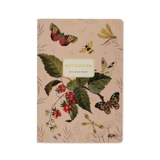 Butterflies + Berries Notebook