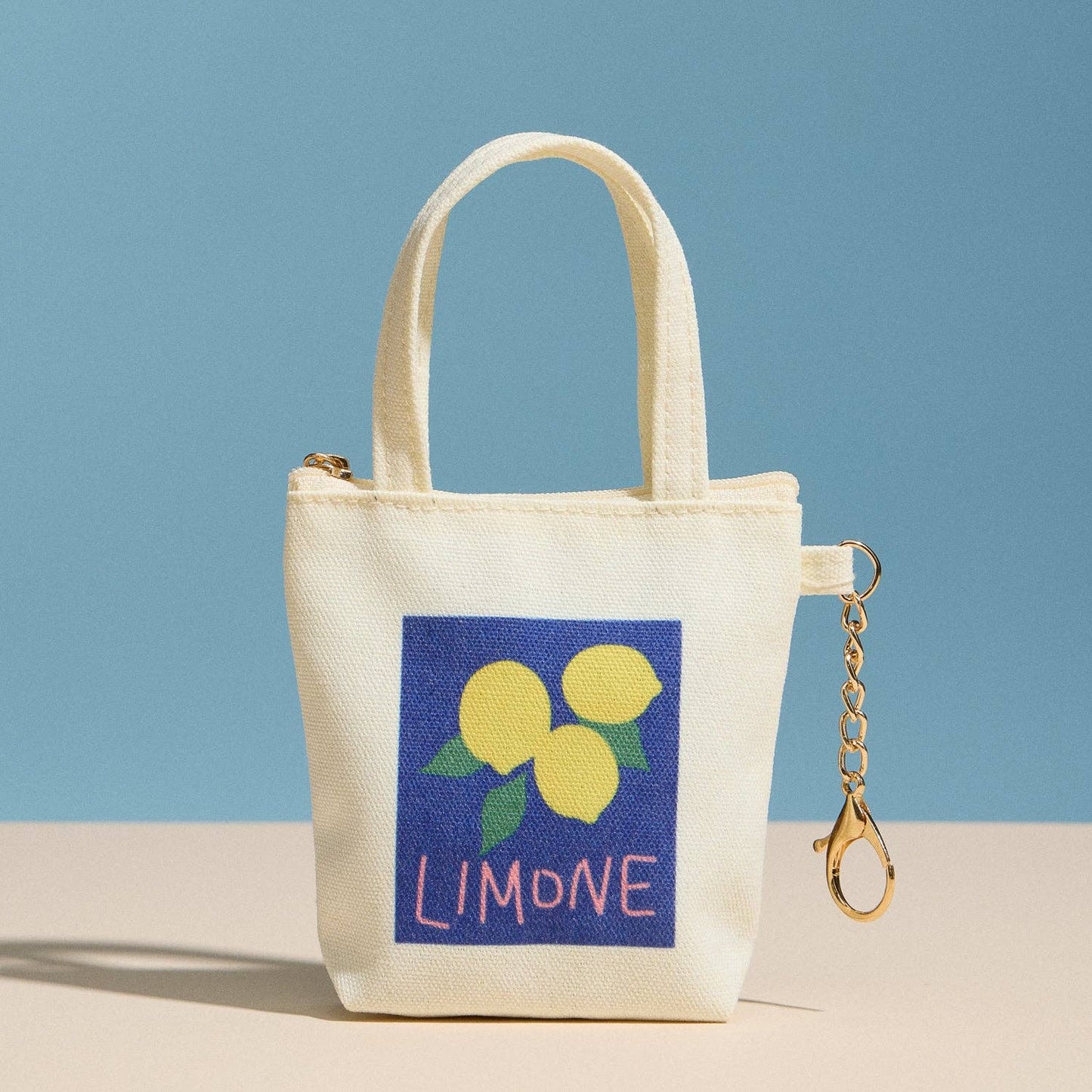 Mini Canvas Bag Charm