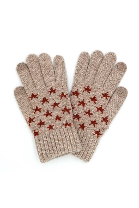 Star Print Smart Gloves