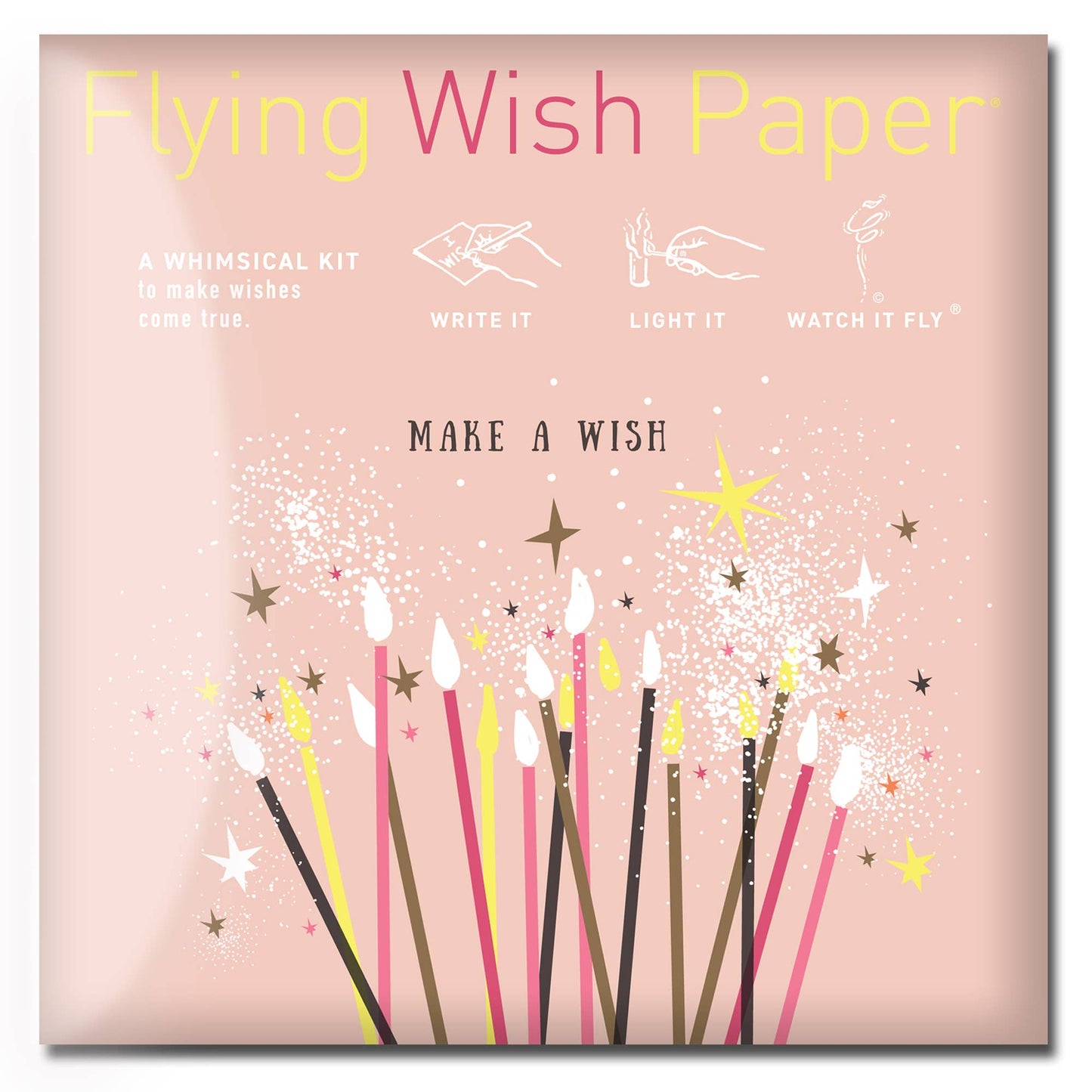 MAKE A WISH BIRTHDAY / Wish-Making Kit / 15 WISHING PAPERS™